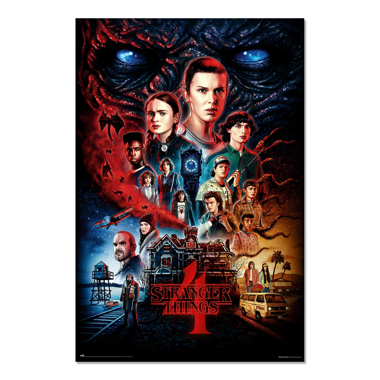 Poster Stranger Things Vecna's house