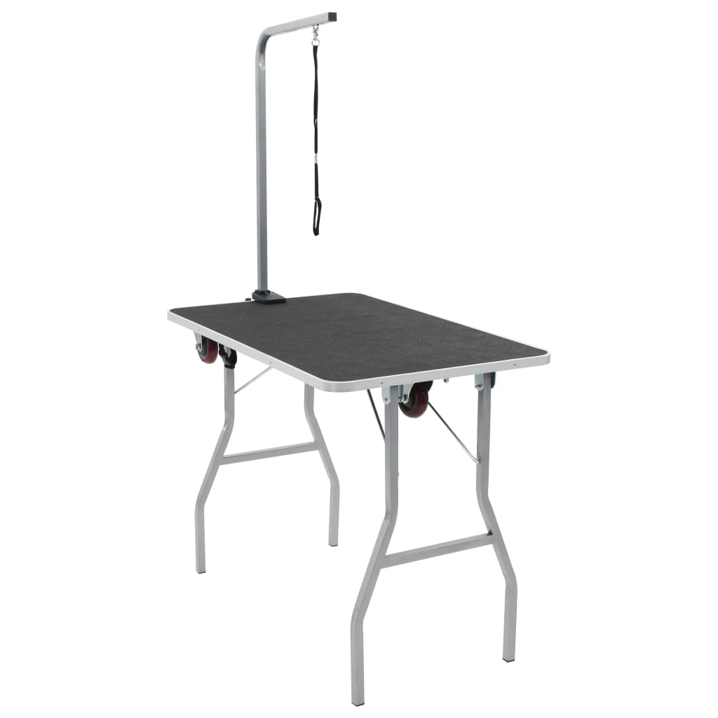 vidaXL Mesa de higiene para mascotas, portátil y con ruedas