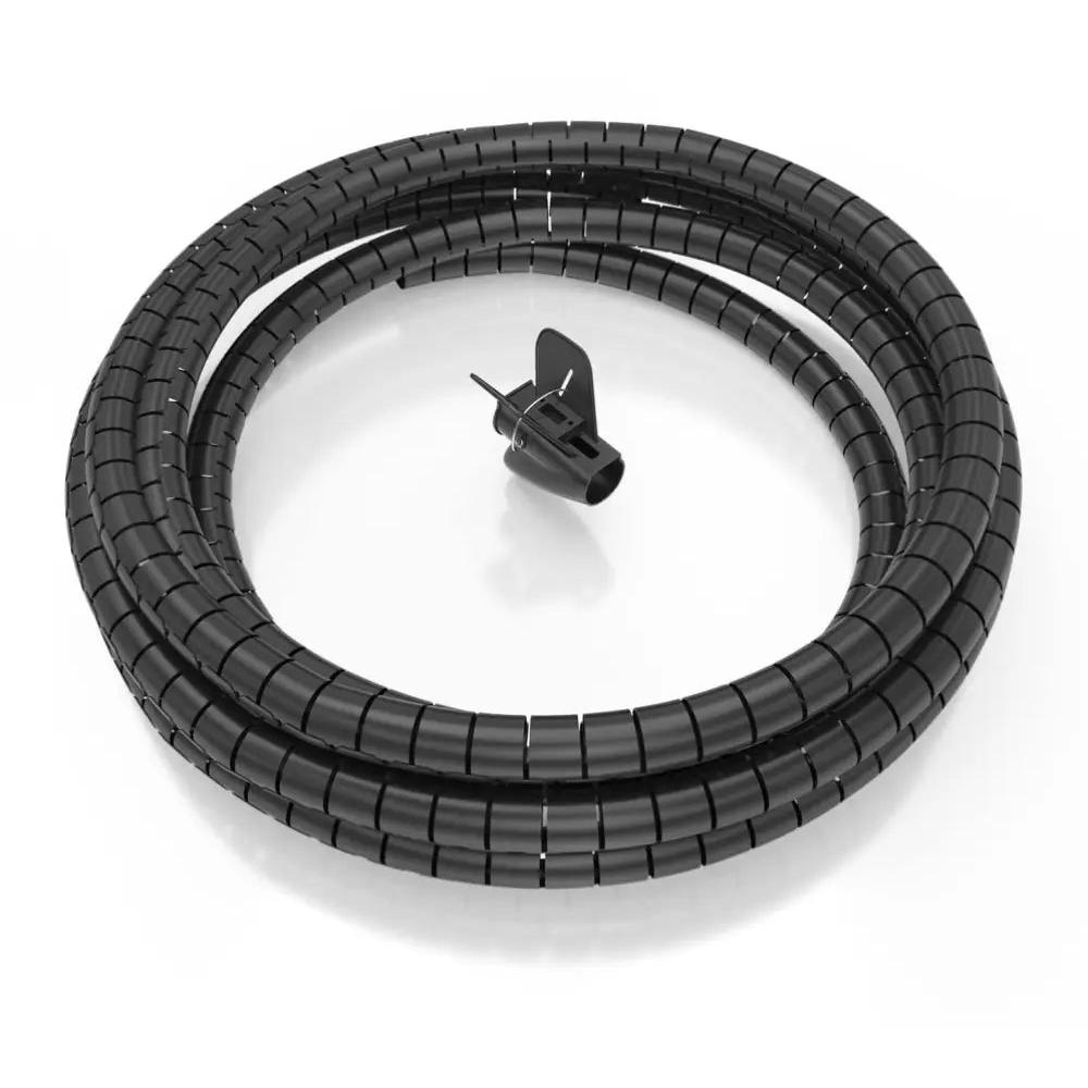 Organizador de cable en espiral Aisens A151-0899 25mm, 6m, plástico alta resistencia, negro