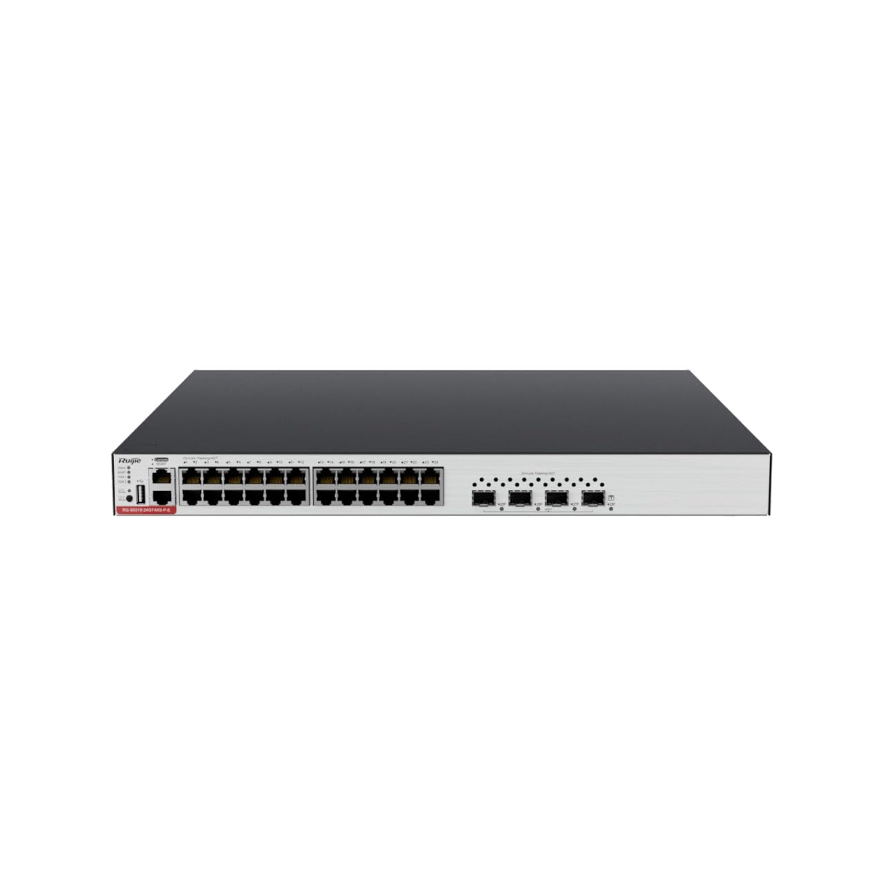 Ruijie Networks RG-S5310-24GT4XS-P-E Interruptor PoE+ L3 gestionado de 24 puertos, rack de 19 pulgadas