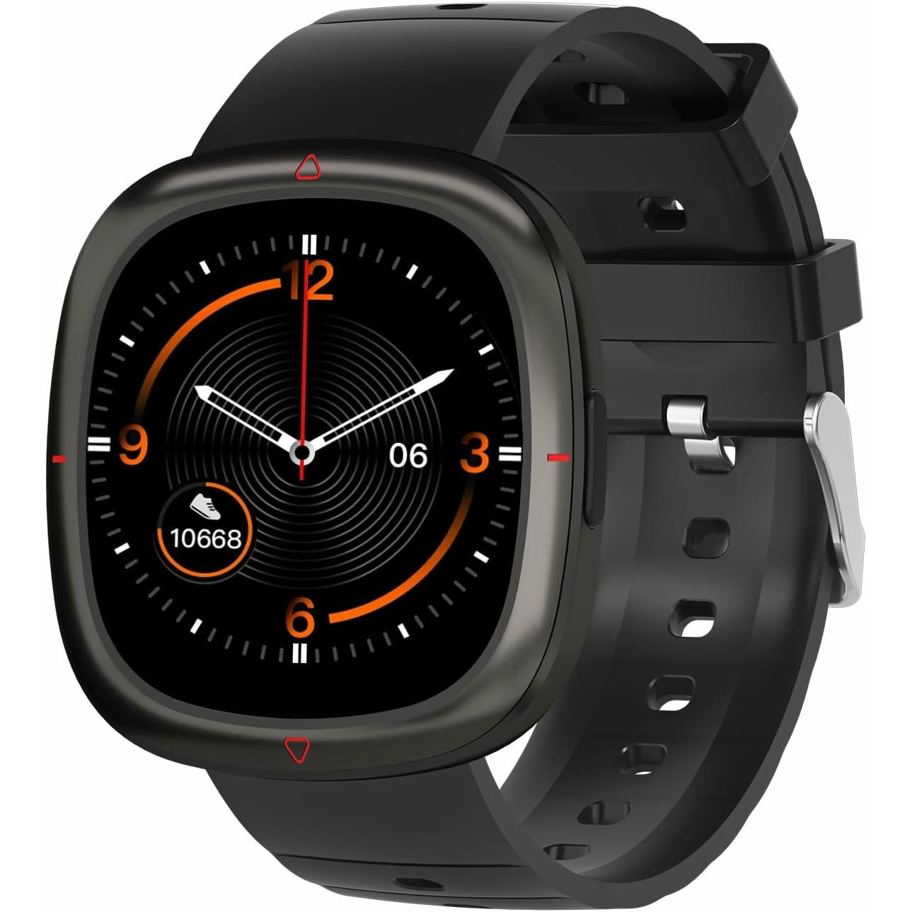 Reloj Inteligente Hombre, 1.32”Smartwatch Mujer IP68 Impermeable Reloj Deportivo con Pulsómetro Monitor de Sueño Monitores Actividad Cronómetros Calorías Podómetro para Android color Negro