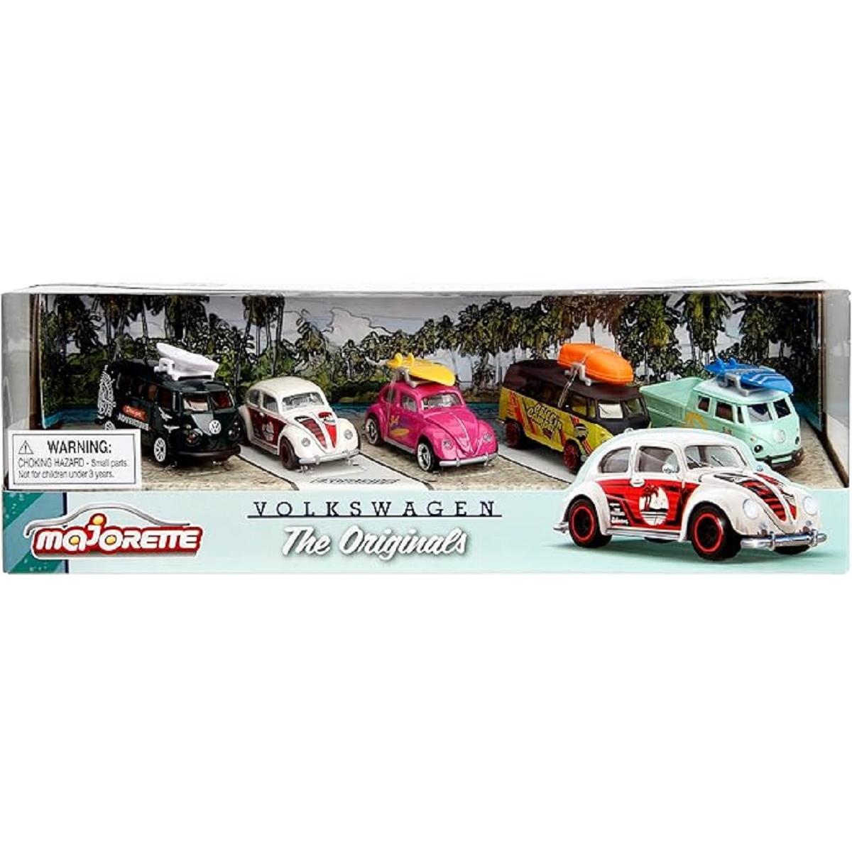 Pack 5 coches Majorette Volkswagen The Originals