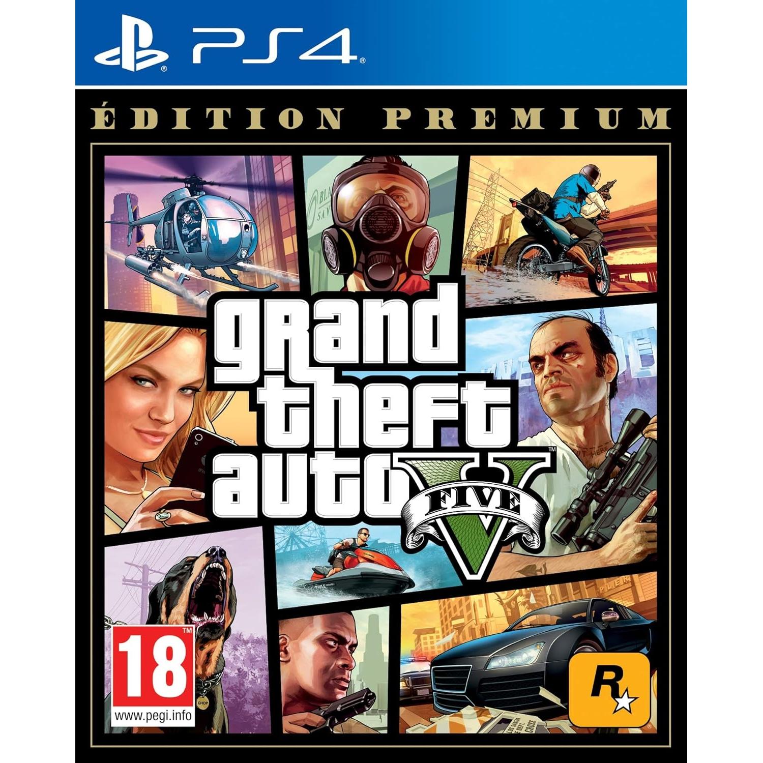 GTA V (5) Premium Edition Juego para Consola Sony PlayStation 4 PS4