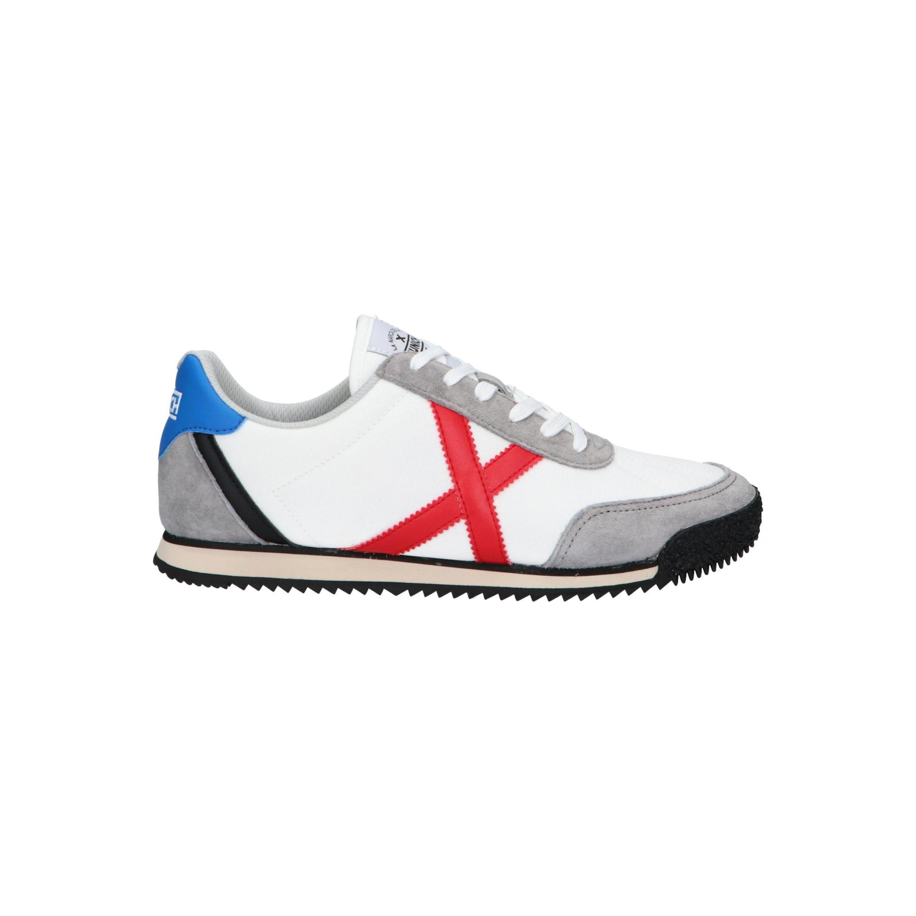 Zapatillas casual para hombre Munich en color blanco