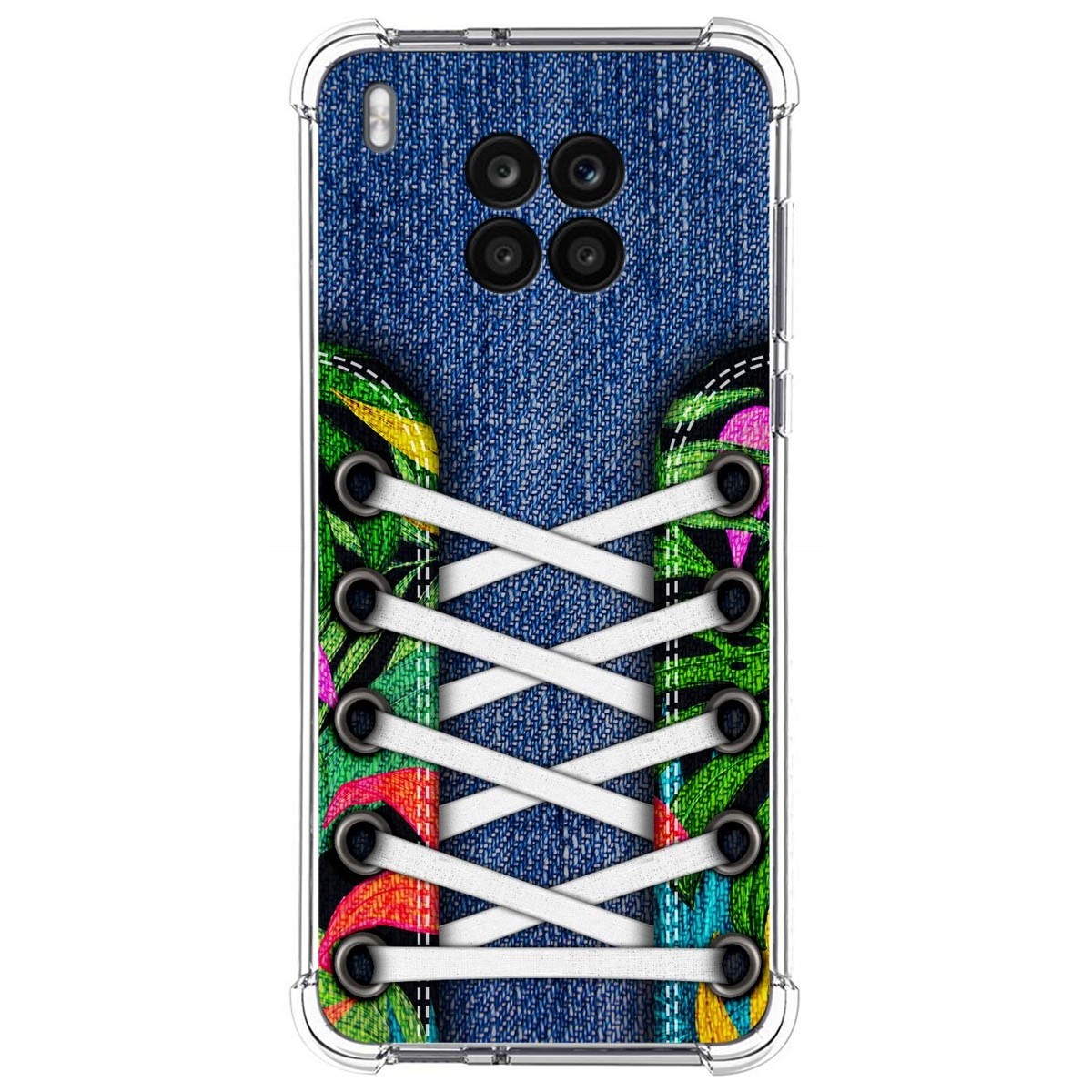 Funda Silicona Antigolpes para Huawei Honor 50 Lite 5G / Nova 8i diseño Zapatillas 13 Dibujos