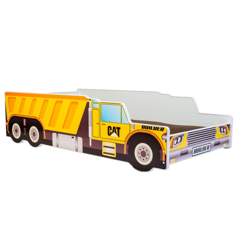 Cama de criança com colchão e estrado incluídos 160 x 80 Kobi Truck Tipper