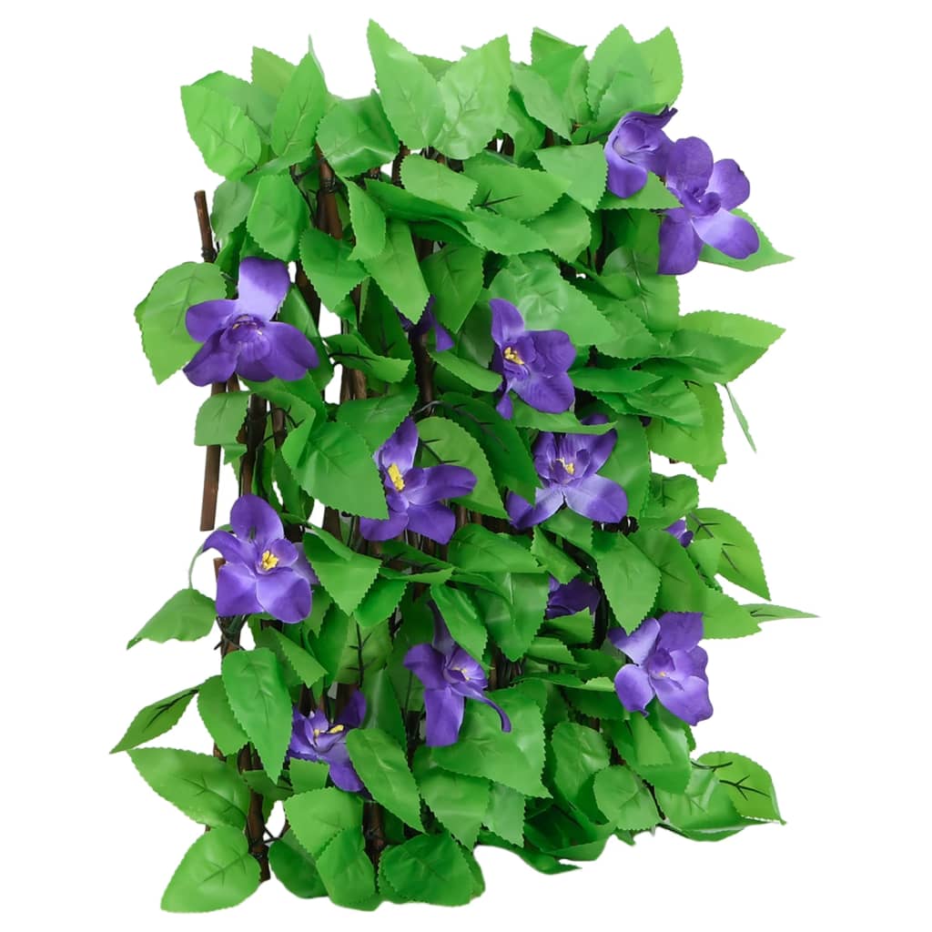 Vidaxl Enrejado Expansible Hiedra Artificial Verde 5 Uds Dimensiones 180 X 20 Cm, 180 X 70 Cm, y Mas Perfecta para Plantas y Animales, Múltiples Usos Malla para Ventilación, Seguridad, Ventana, Jardín