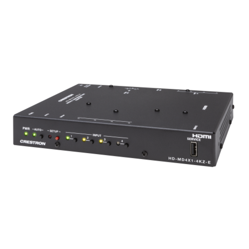 Crestron 4x1 4k60 4:4:4 Hdr Av Switcher (hd-md4x1-4kz-e) 6511306