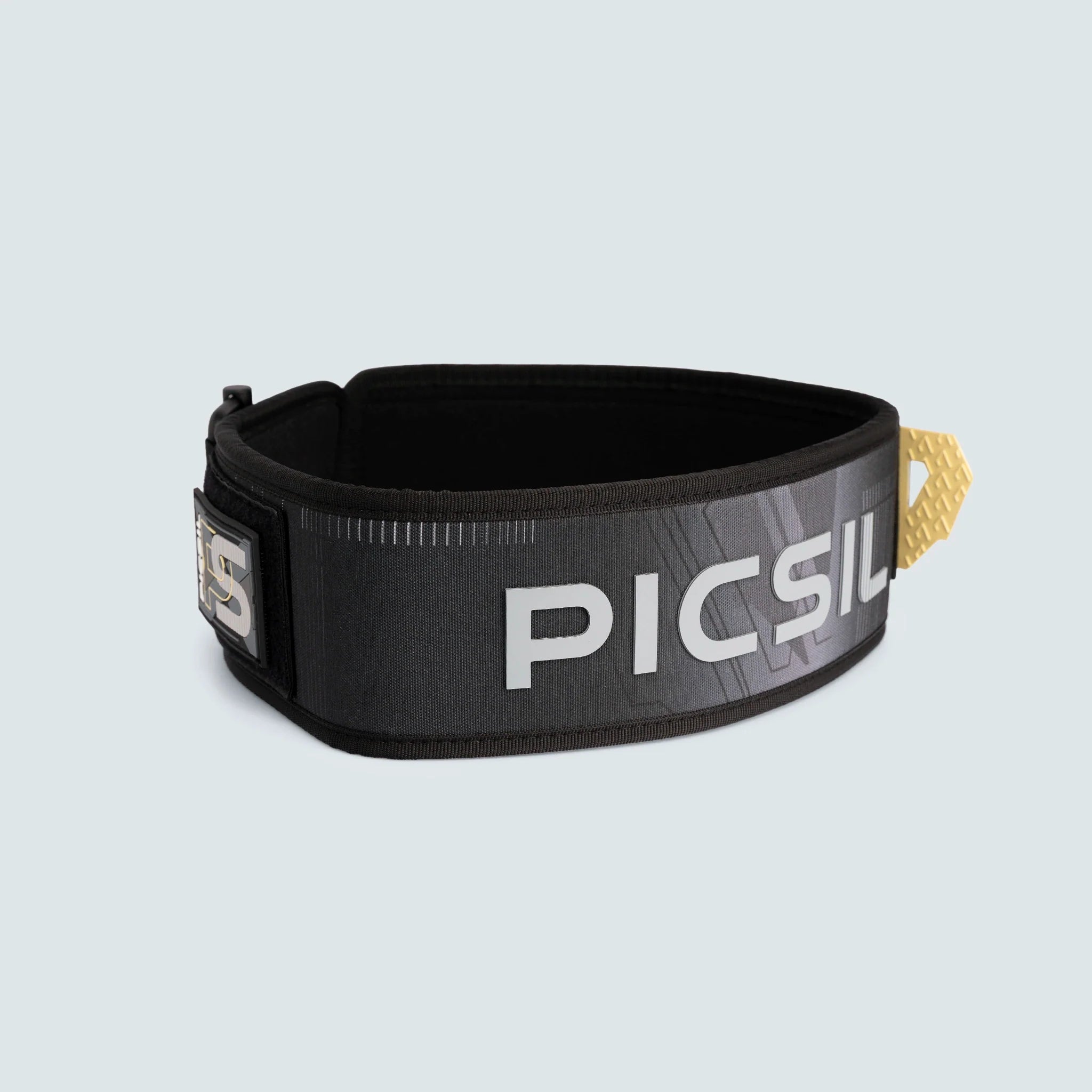 PICSIL Cinturón Lumbar Recto Lockpro Para Levantamiento de Pesas, Ideal para Powerlifting, Sentadillas, Halterofilia, Diseñado Para Todo Tipo de Atletas