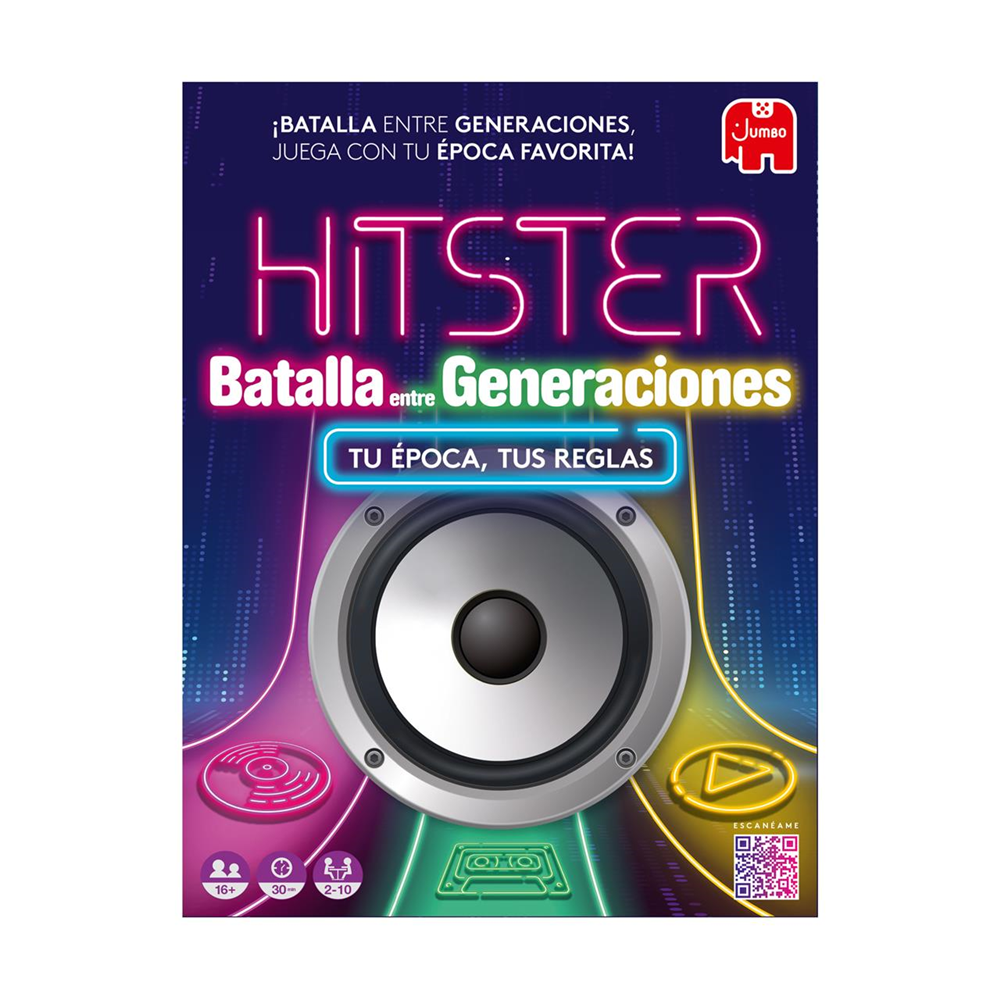 Juego Hitster Batalla De Generaciones. Mas de 420 canciones. (Diset 1110100874)