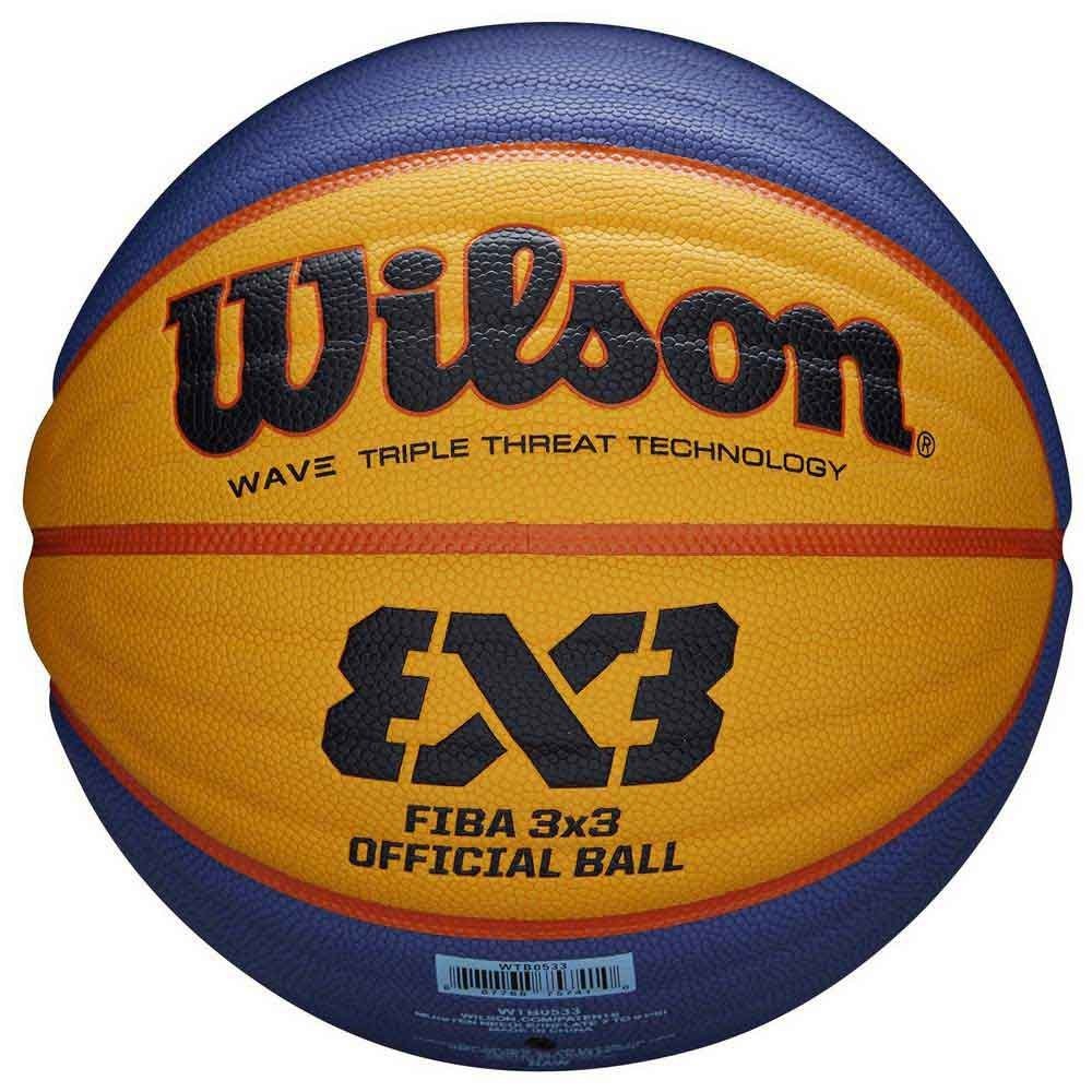 Wilson 3x3 Balón Baloncesto FIBA Oficial basket Champions League, caucho, control y resistencia. Interior y exterior. Cannon