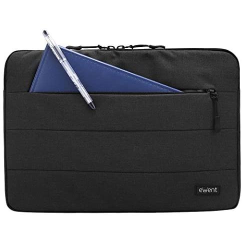 Ewent Funda Portátil City 13.3 - Protección Interna Suave y Compartimento Adicional