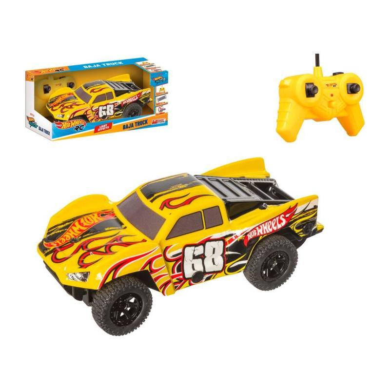 COCHE R/C 1:24 HOT WHEELS LET’S RACE BAJA TRUCK DE MONDO