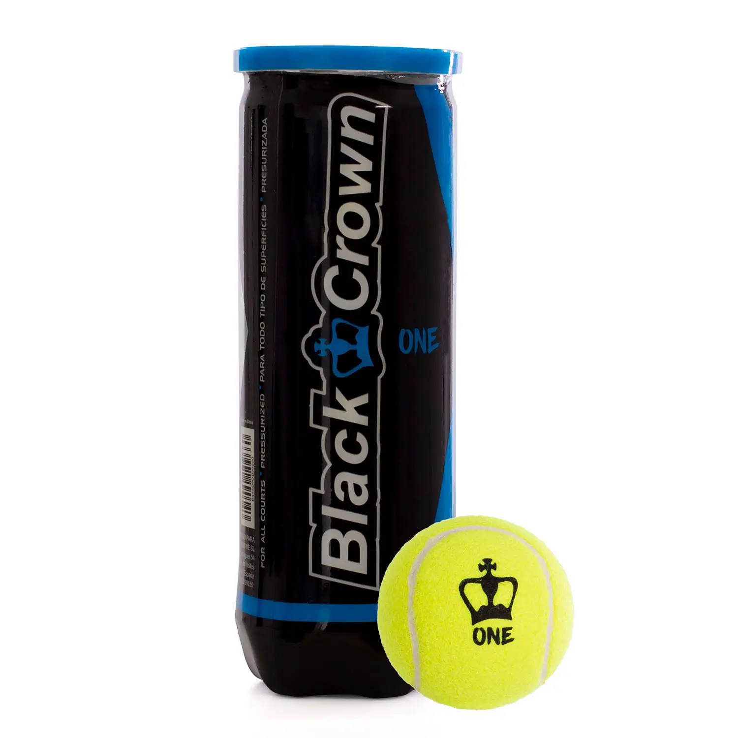 Bote 3 Pelotas  Black Crown One A000320
