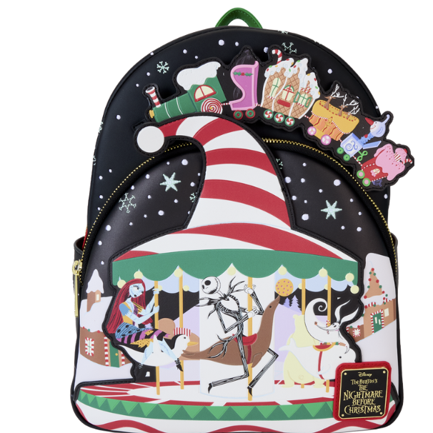 Loungefly Disney NBC Journey To Christmas Town Mini Mochila