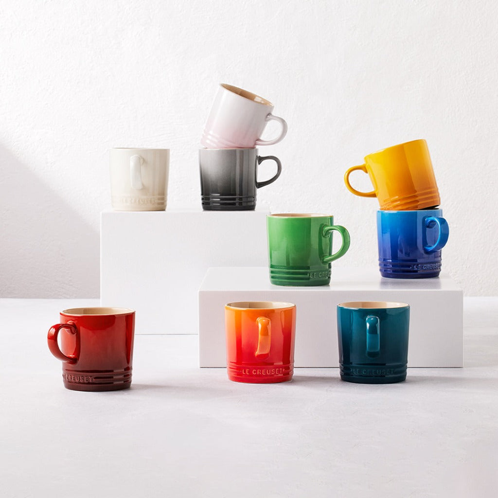 Taza London 200ml Le Creuset - Cerámica de Gres - Tamaño Medio - Resistente a Golpes y Temperaturas