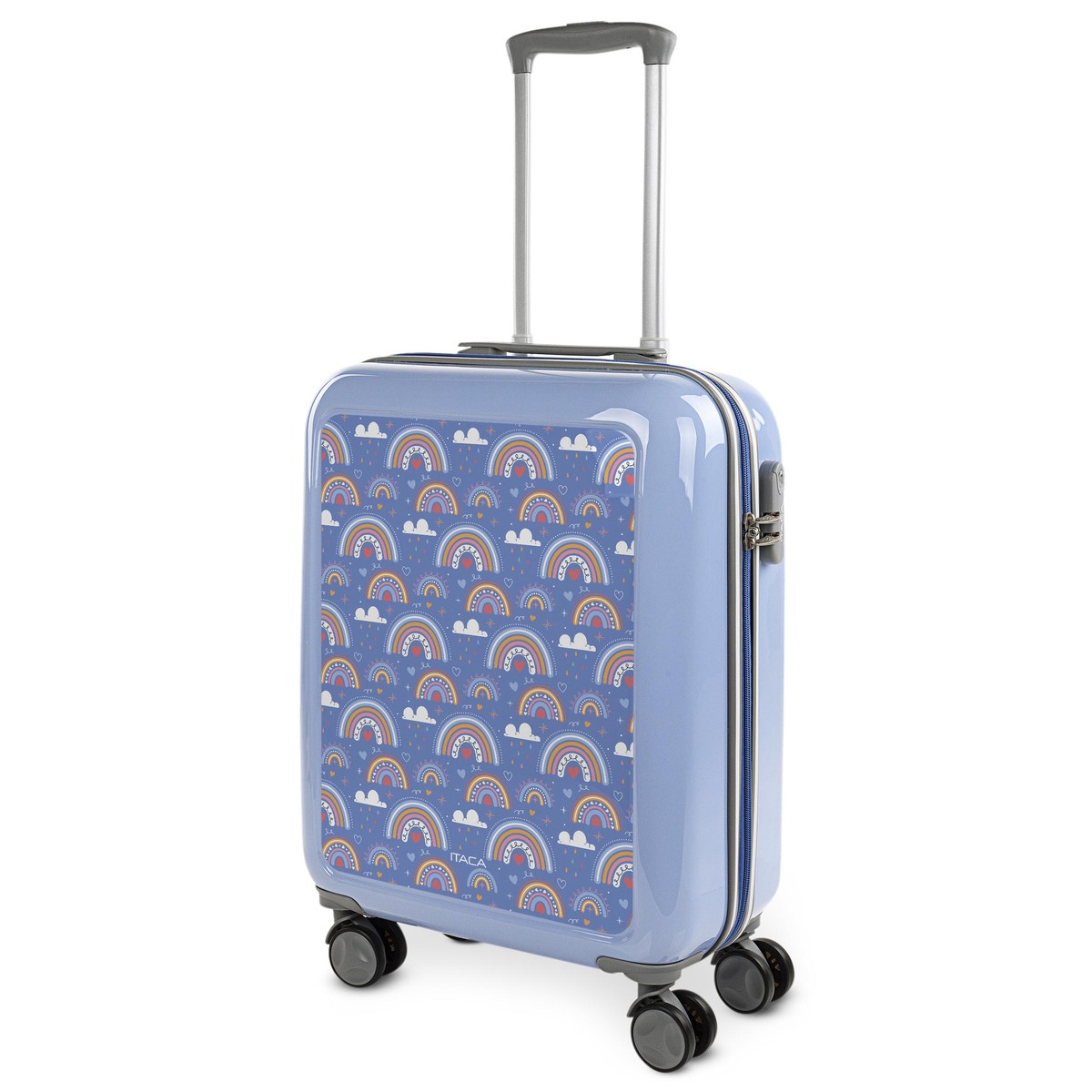 Itaca - Maletas De Viaje - Maleta Cabina 55X40x20 - Maletas Viaje Cabina 4 Ruedas. Maleta De Cabina Ligera Y Resistente. Maletas Cabina Con Candado Combinacion 703350