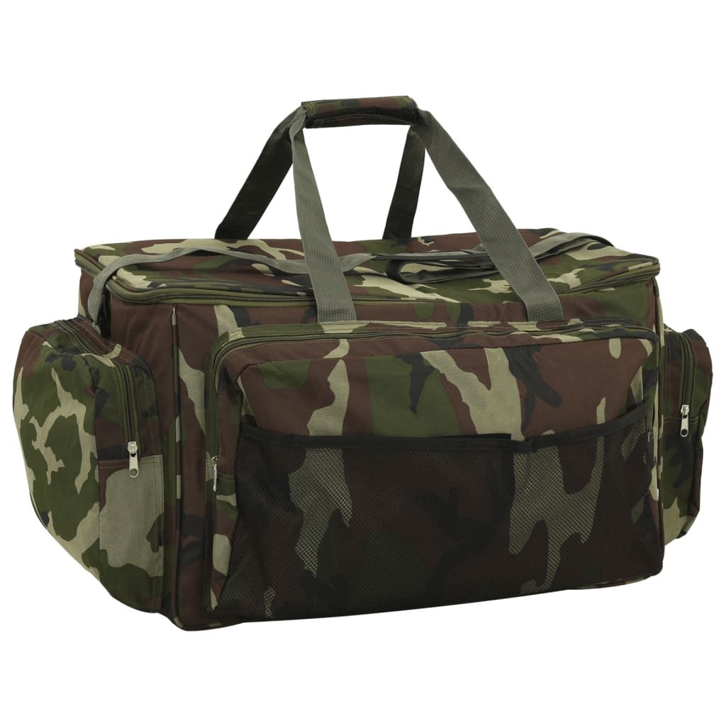 vidaXL Bolso de pesca impermeable tela Oxford bolso de pesca Color Negro,  Verde,  dark freen y mas