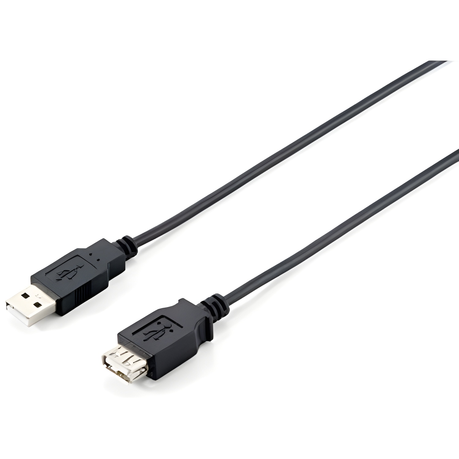 Equip - cable alargador usb usb/a/h a usb/a/m - 5m - negro