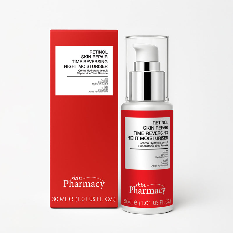 Skin Pharmacy Crema de Noche Reparadora con Retinol Time Reverse para Antienvejecimiento 30ml