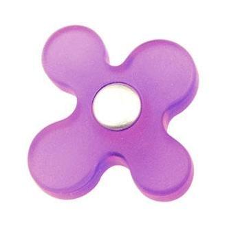 Pomo flor abs morado 608mo