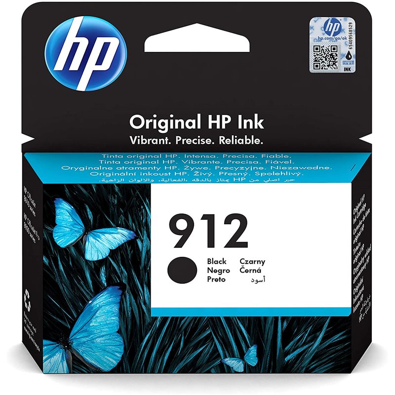 HP 912 Original Negro 1 pieza(s)