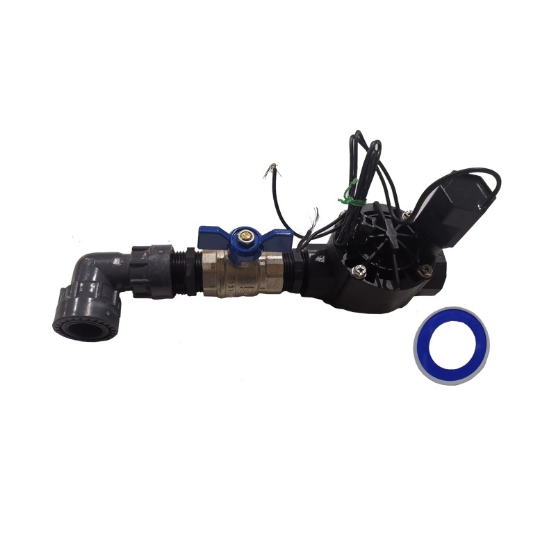 RAIN BIRD Sistema de Riego Automático para Jardín de 1 Zona | Electroválvula Rain Bird HV 1" 24V | Programadores Eléctricos