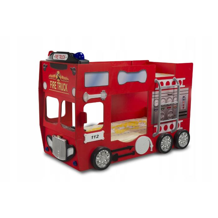 Cama Plastiko Fire Truck Double