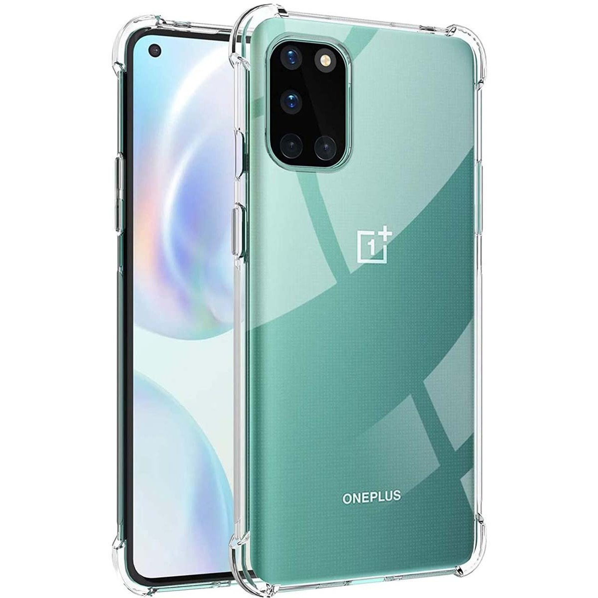 Tumundosmartphone Funda Gel Tpu Anti-Shock Transparente para OnePlus 8T 5G