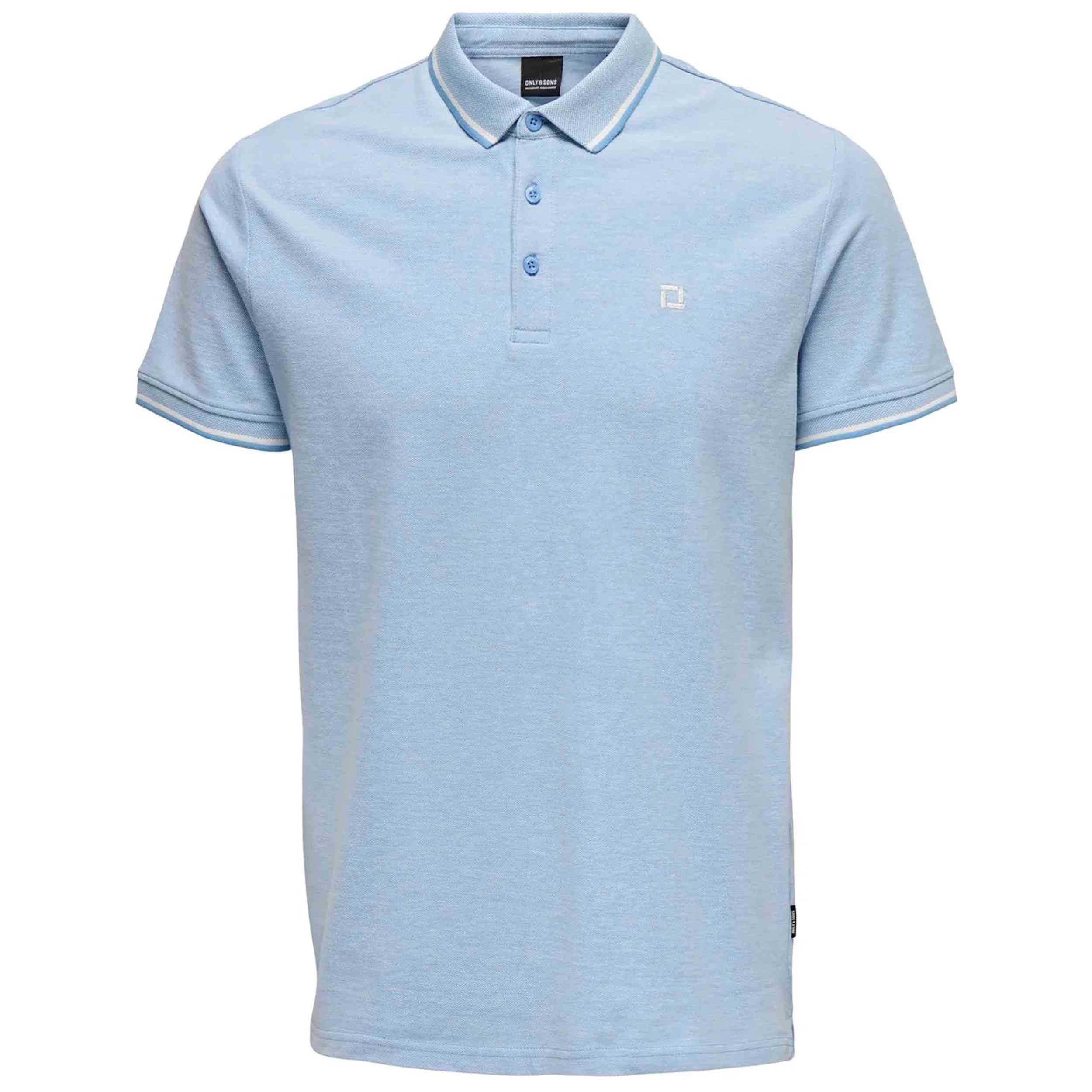Polo De Manga Corta Only & Sons para Hombre en color Azul