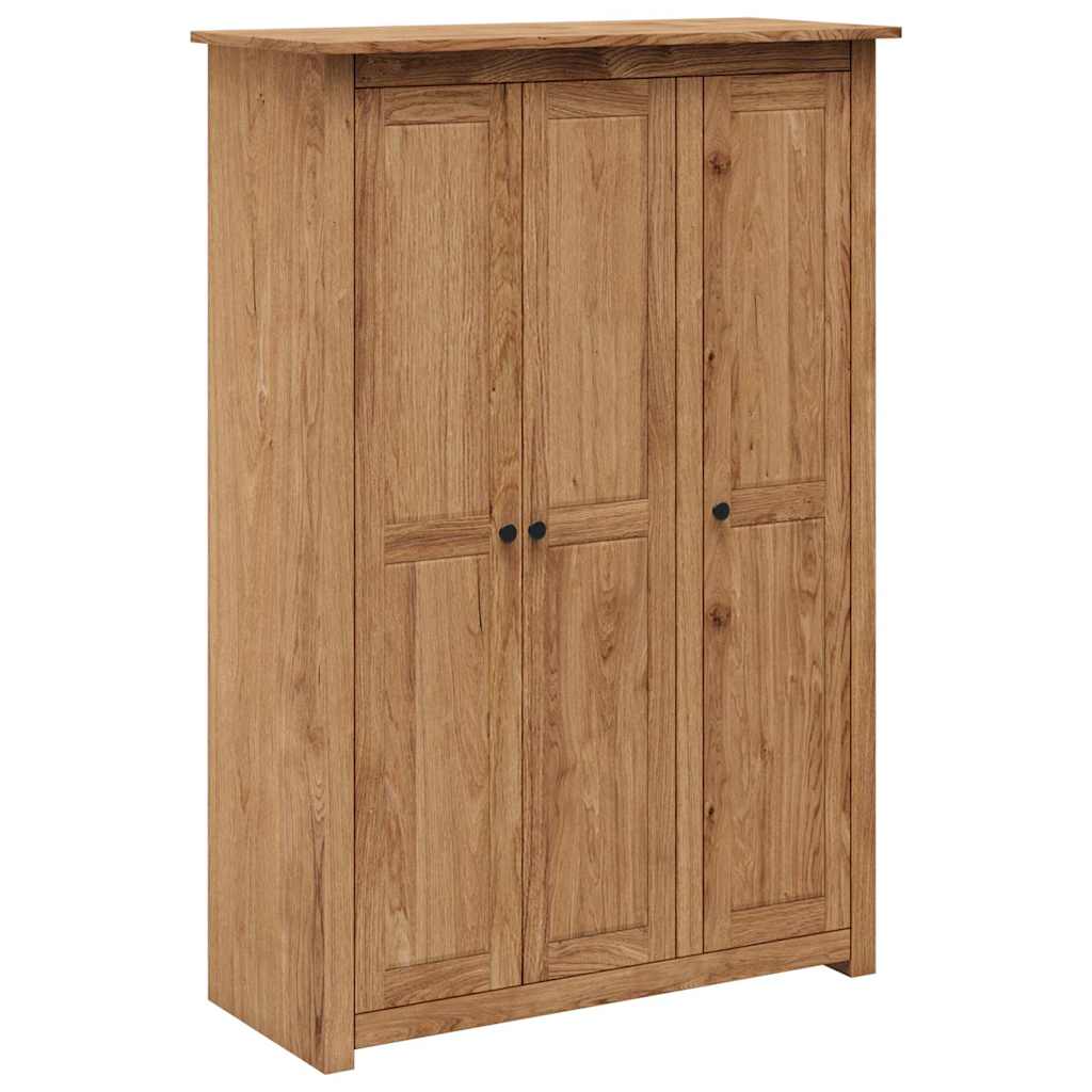 Armario de 3 puertas madera pino Panamá Range 118x50x171,5 cm