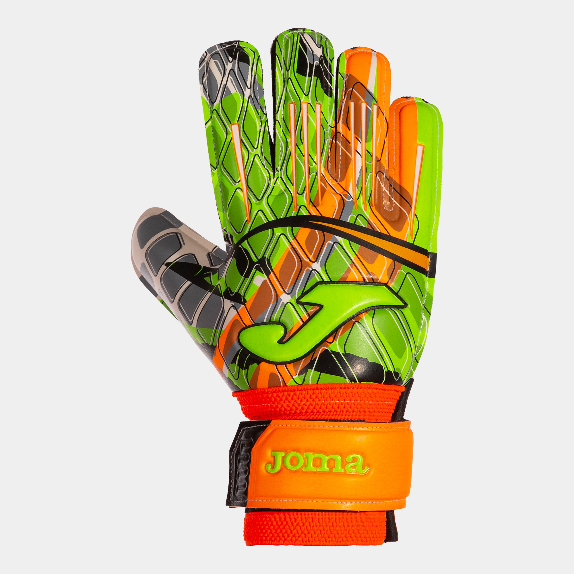 Joma Naranja Guantes Calcio Fluor T7
