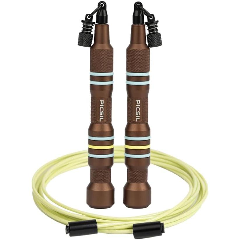 Picsil Comba Insigne, Cuerda Para Saltar Versátil en 3 Modalidades, Comba Rápida, Lastrada o Crossover, Adaptable a Cualquier Tipo de Entrenamiento