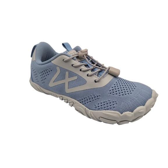 Conguitos - Zapatillas deportivas barefoot B&W 409004 para mujer, ideales para caminar, diseño ligero y flexible, color azul, aptas para uso diario y actividades al aire libre
