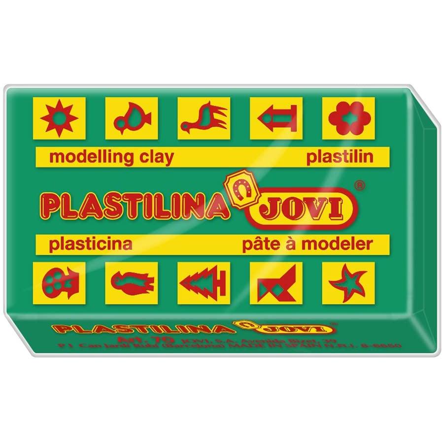 Jovi - Caja 30 pastillas plastilina 50 g - verde oscuro jovi 7011