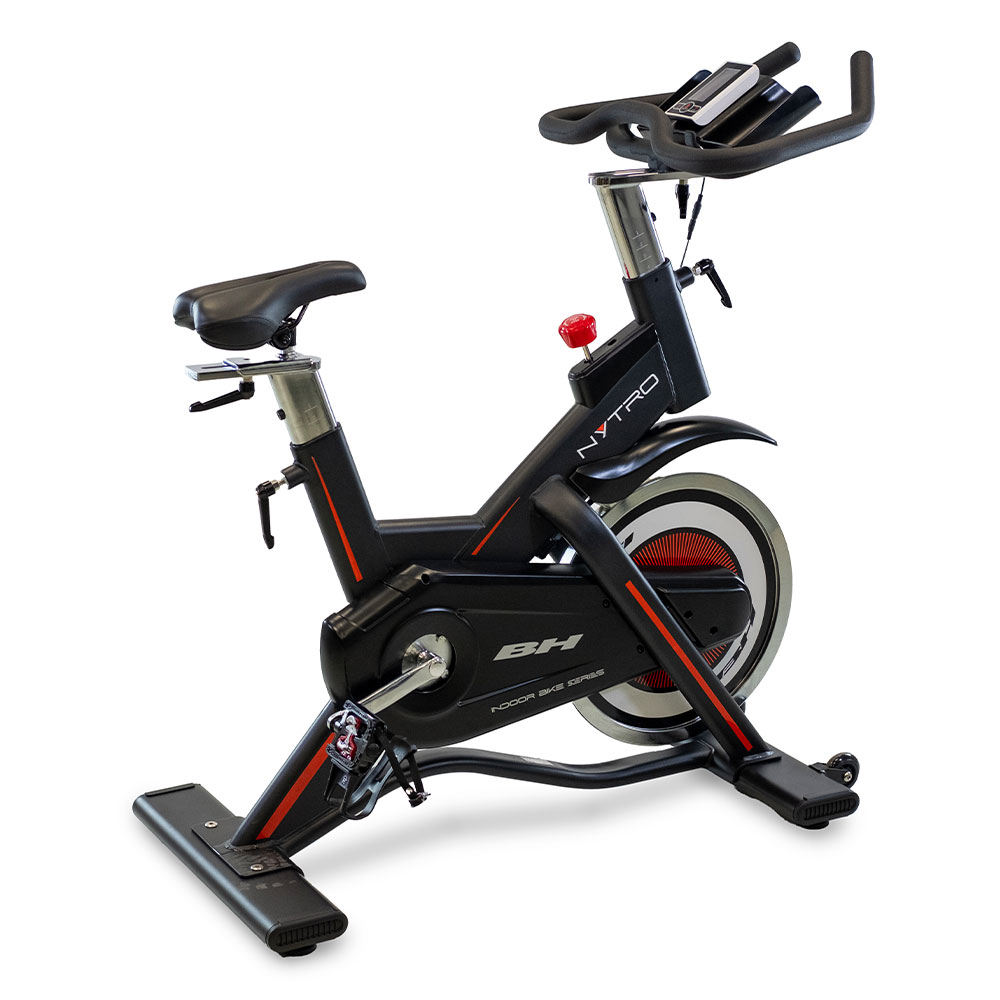 BH Fitness Nytro H9177 | Bicicleta de Ciclo Indoor Profesional con Volante Inercia 20 kg y Diseño Robusto
