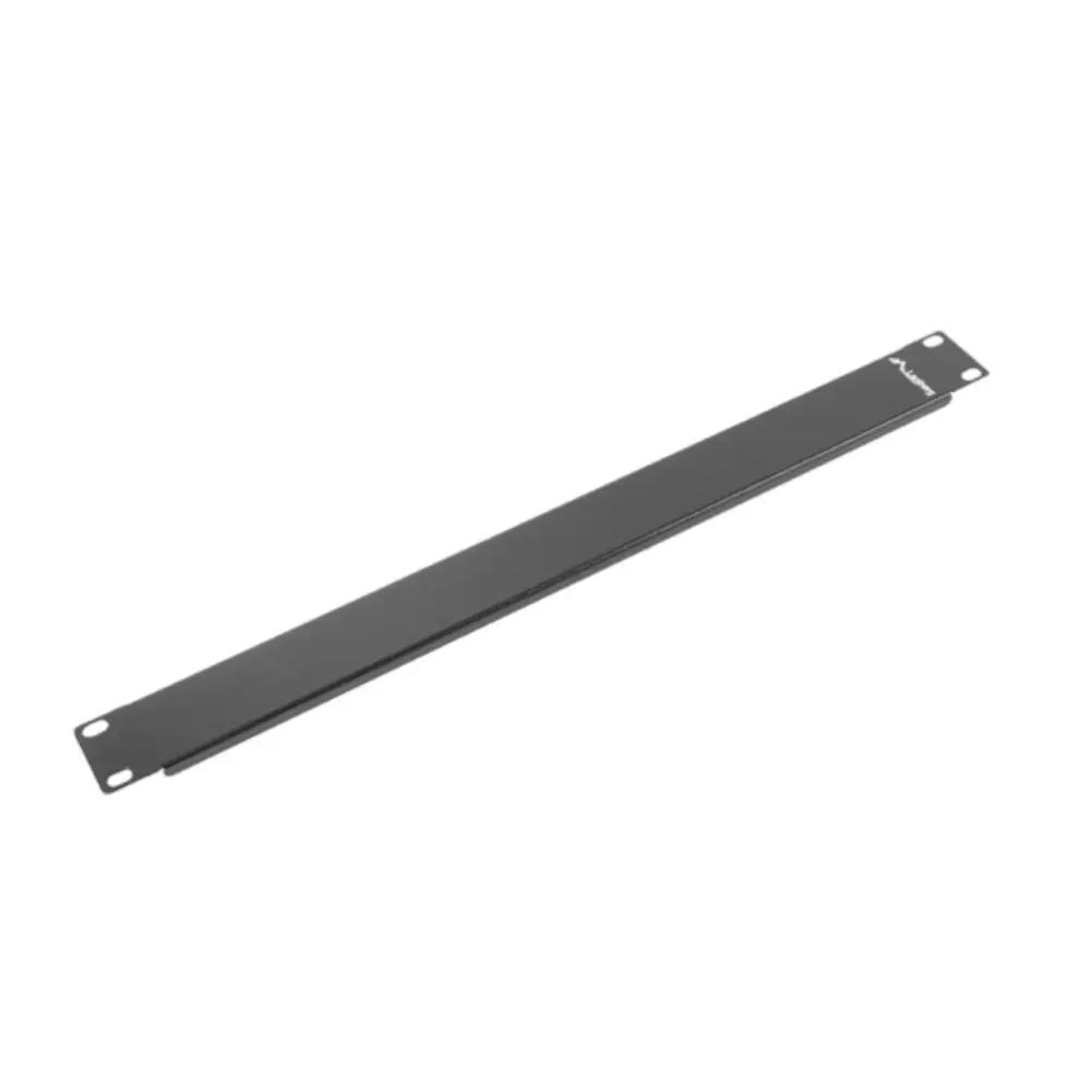 Panel ciego Lanberg AK-1401-B 19" 1U Metal Negro con tornillería incluida