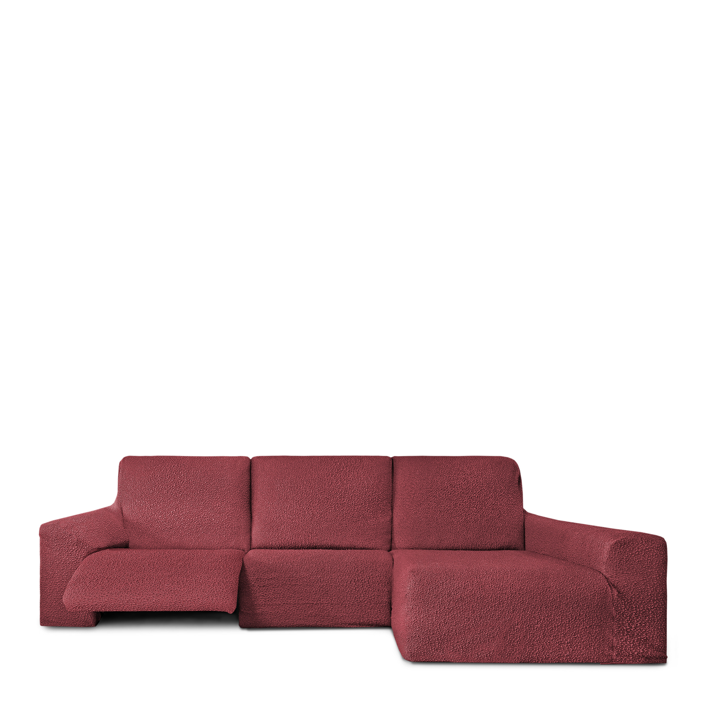 Fundas de sofa m/0 chaise longue relax premium roc derecho (Mirando de frente) c/8, Tamaño brazo largo derecha, 170x310x110cm, Fábricada en España