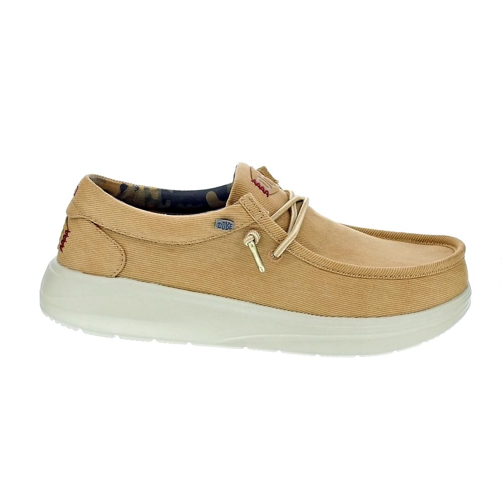 Hey Dude Hombre Mocasines modelo Wally Comf Marrón