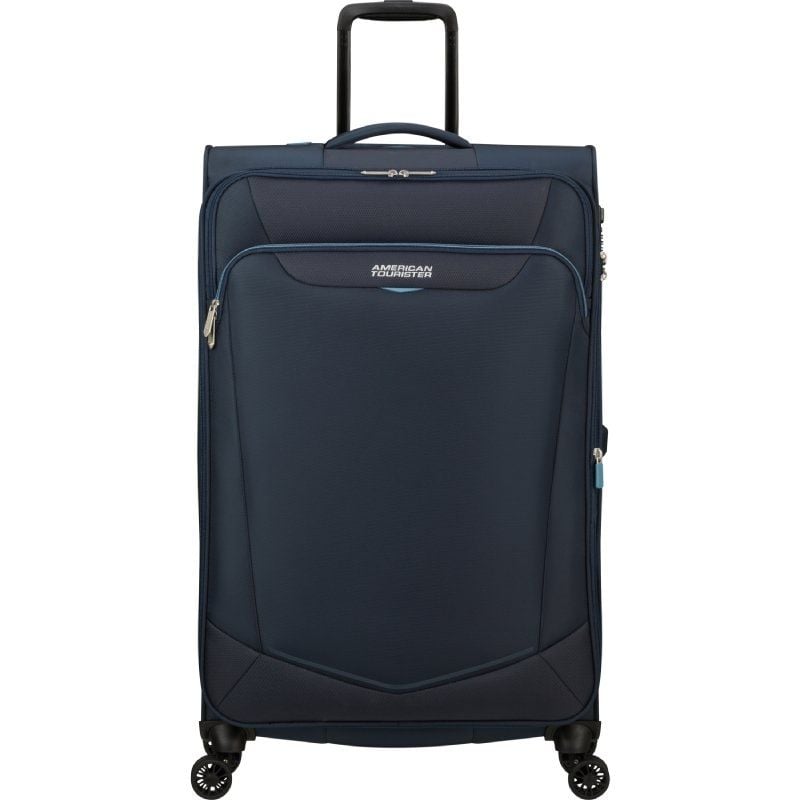 Maleta american tourister summerride spinner 80cm/ 80x48x30cm/ 4 ruedas/ azul marino