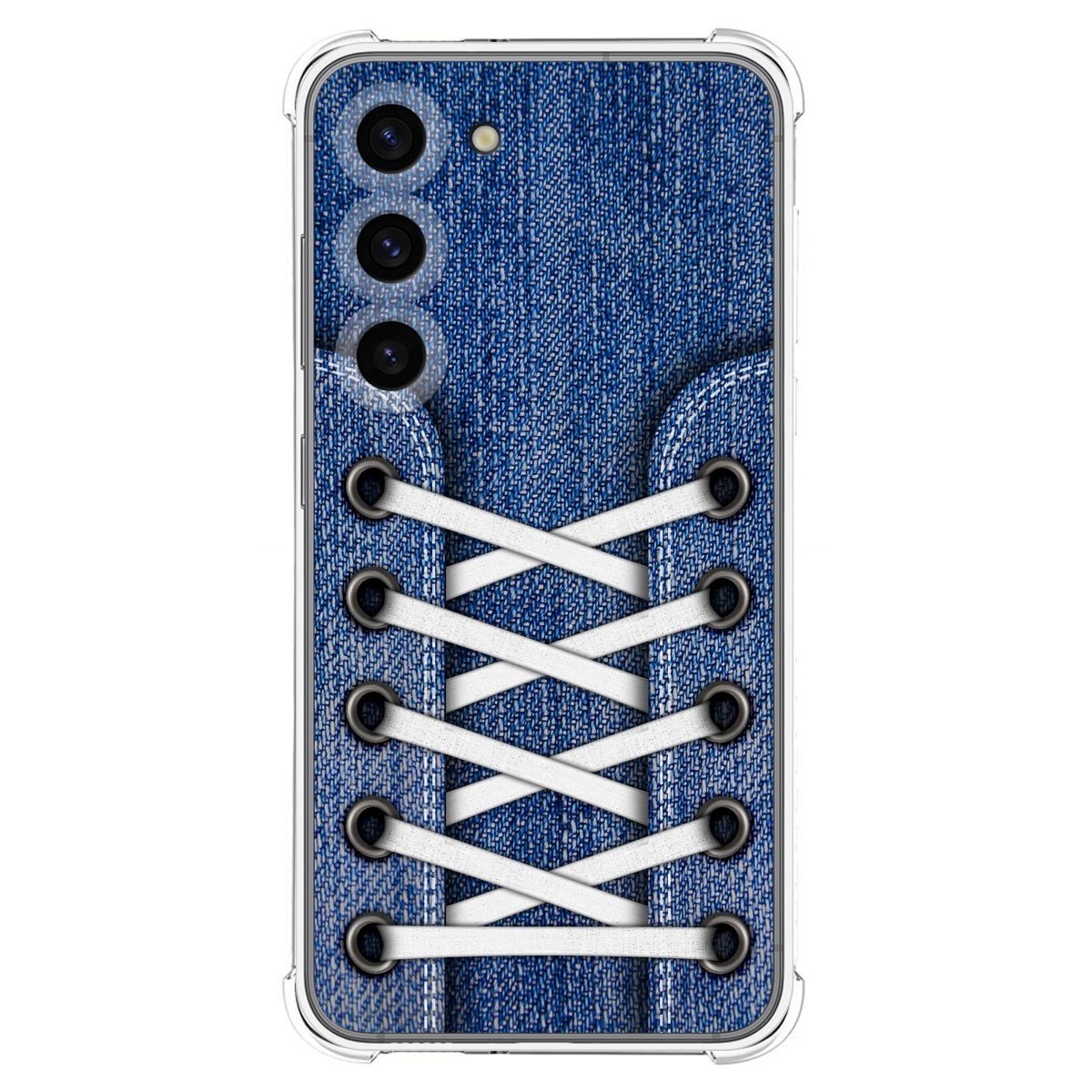 Funda Silicona Antigolpes para Samsung Galaxy S23 5G diseño Zapatillas 01 Dibujos