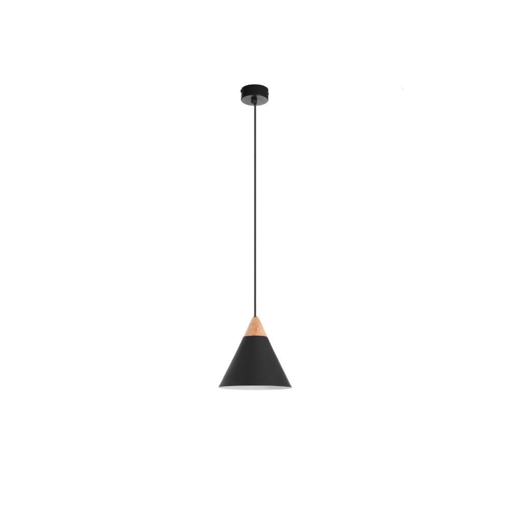 Novolux Lighting- Lámpara de techo- Oda- uso interior, acero y madera, Led Bulb, IP20, interior