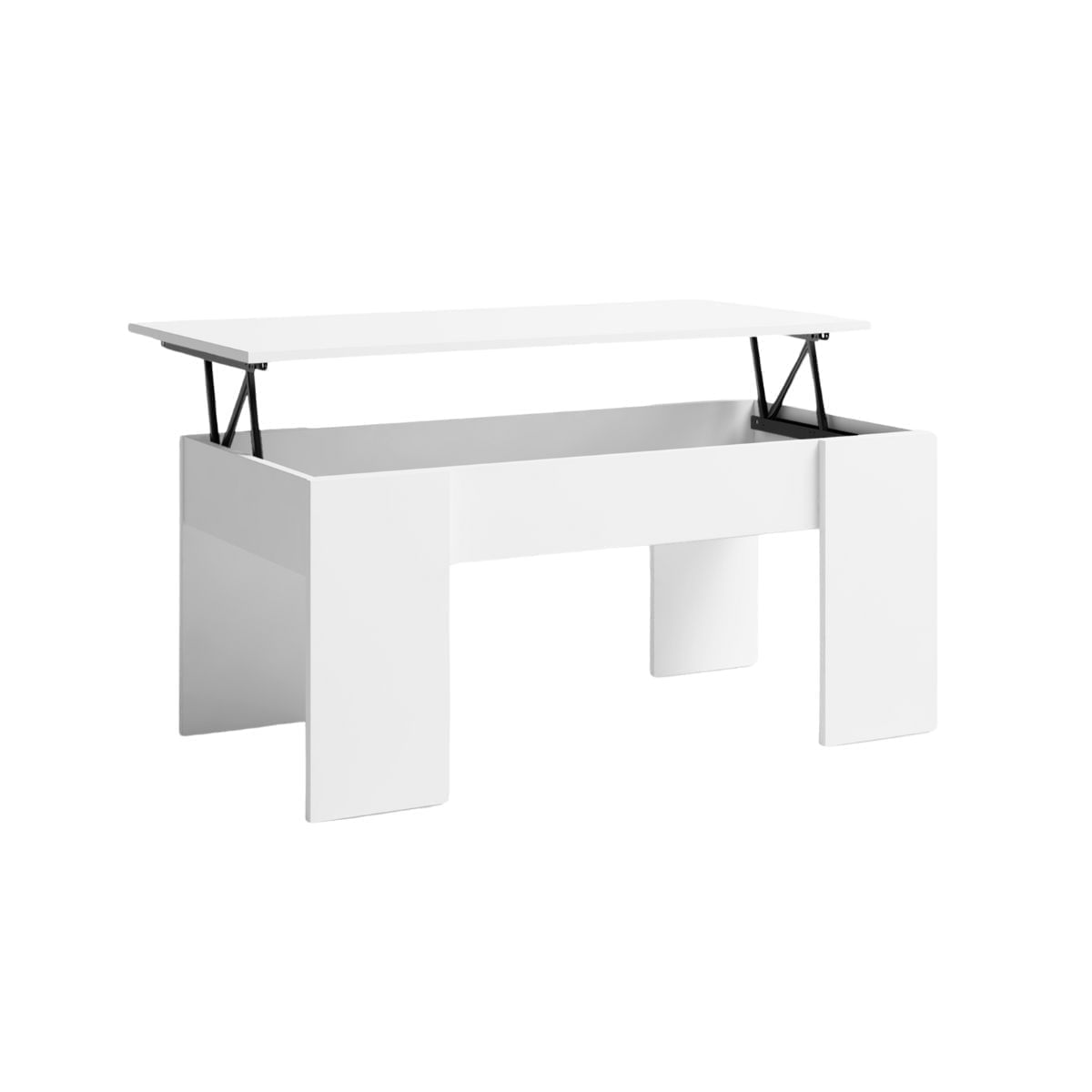 Mesa de centro Gala elevable - hueco de almacenaje