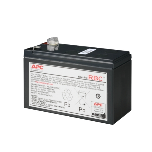 Apc replacement battery cartridge # 164 - ups battery (1 x 128 wh, lead acid), black