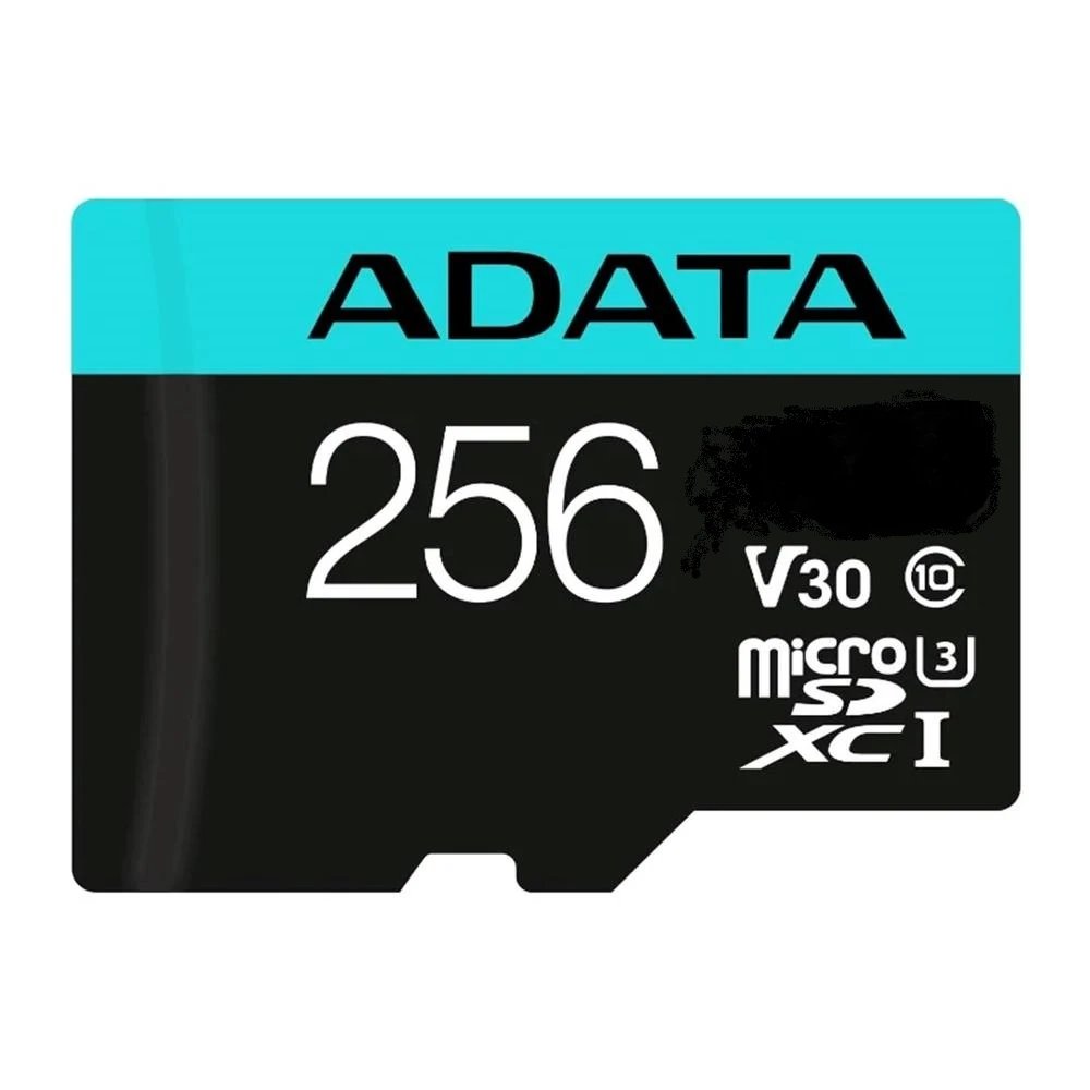 ADATA - Tarjeta de memoria microSDXC AUSDX256GUI3V30SA2 de 256 GB UHS-I U3 Clase 10 V30 A2 con lectura hasta 100 MB/s y escritura hasta 85 MB/s para smartphones, cámaras y tablets