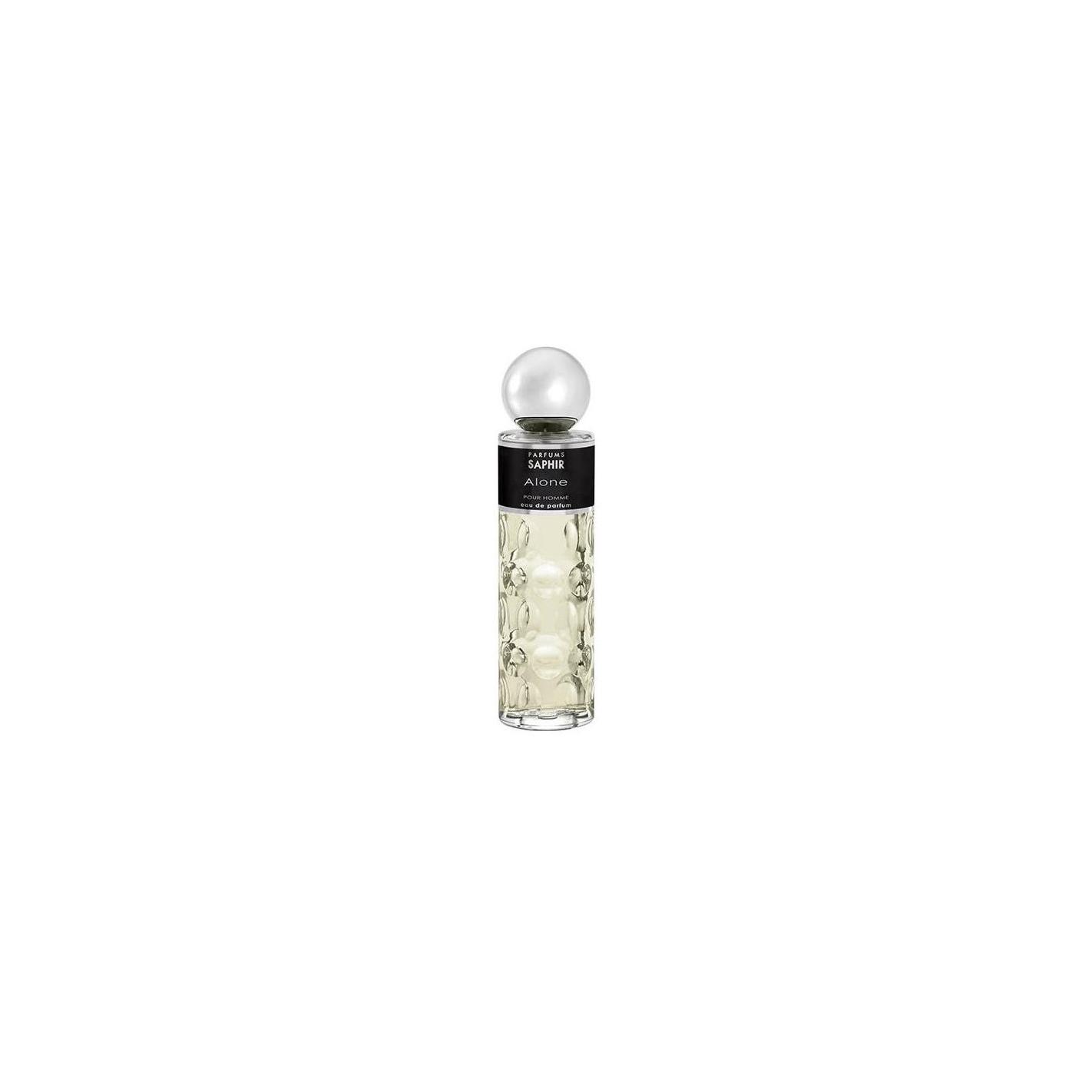 Saphir - Perfume hombre Eau de Parfum ALONE MAN fougère fresco y natural con notas herbáceas y base de musgo, duración prolongada