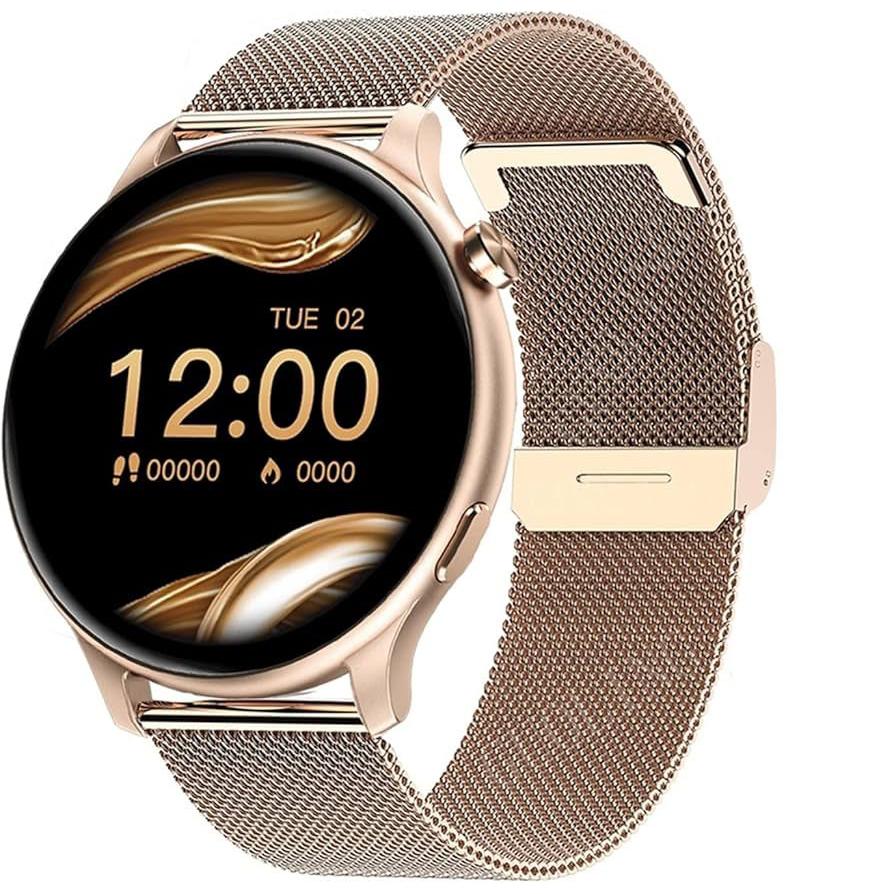 Reloj Inteligente Mujer con Llamada,2025 . 1,32" Pantalla Táctil Reloj Deportivo Mujer, Pulsómetro SpO2 Sueño IP67 Whatsapp Notificación, Regalo para Android iOS