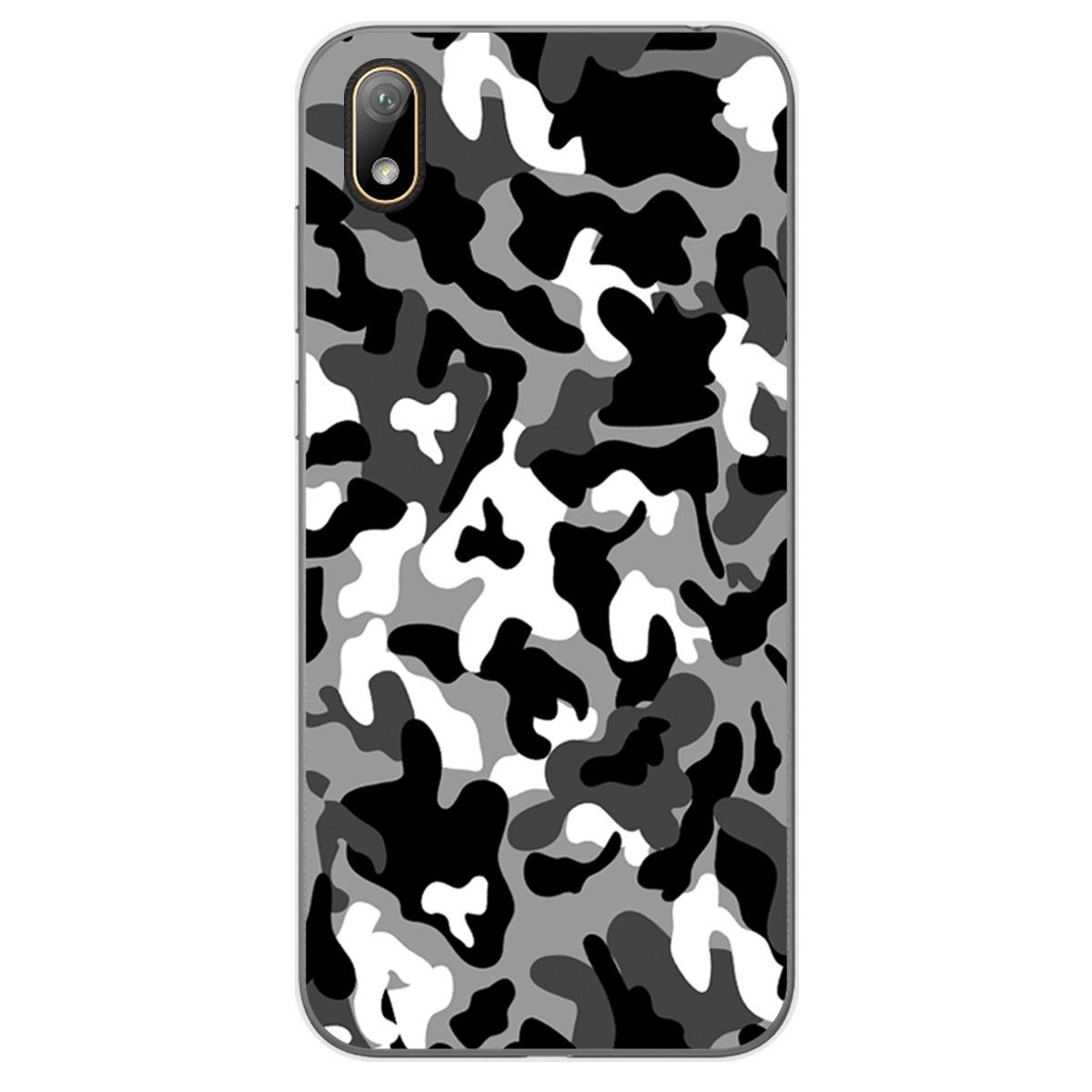 Tumundosmartphone Funda Gel Tpu para Huawei Y5 2019 diseño Snow Camuflaje Dibujos