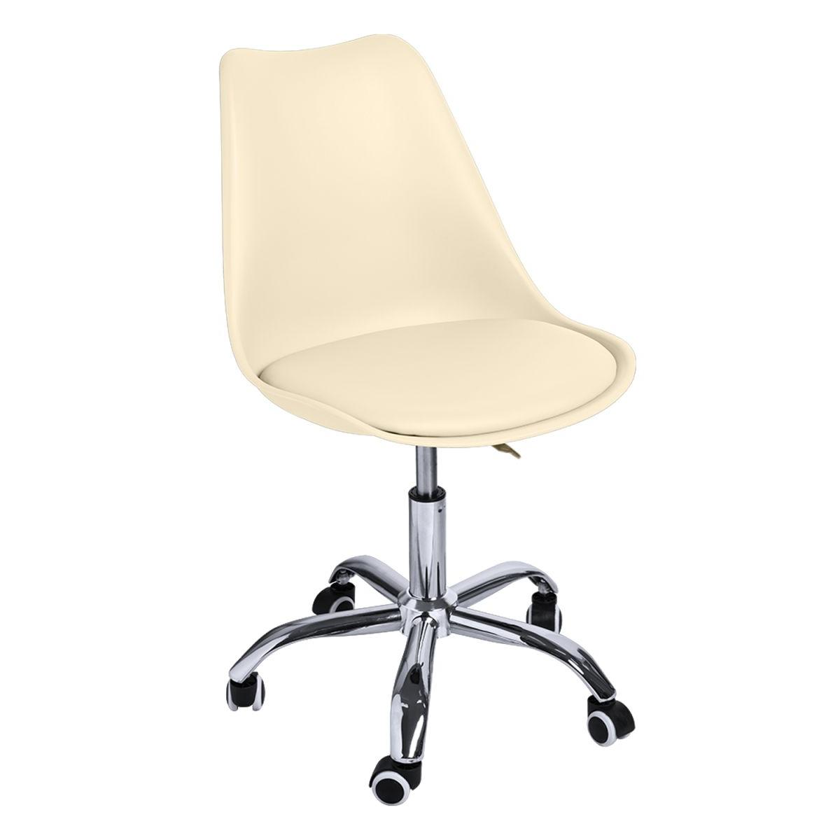 Regalos Miguel - Silla de Oficina Neo en Beige - Máxima Ergonomía - Ideal para Escritorio y Gaming