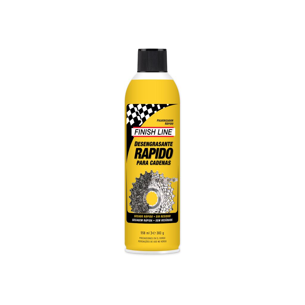 Desengrasante Rápido Finish Line Speed Clean Spray para Bicicleta Sin Aclarado
